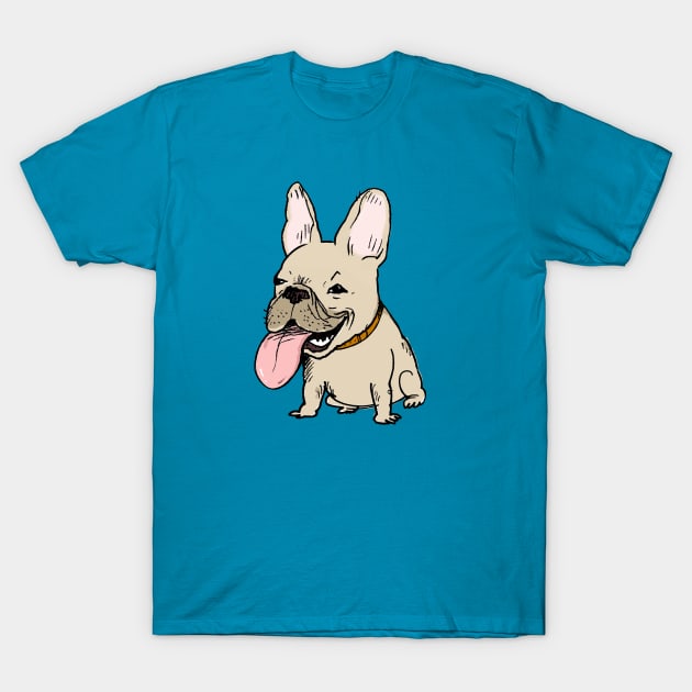 French Bulldog T-Shirt by Coffee Squirrel